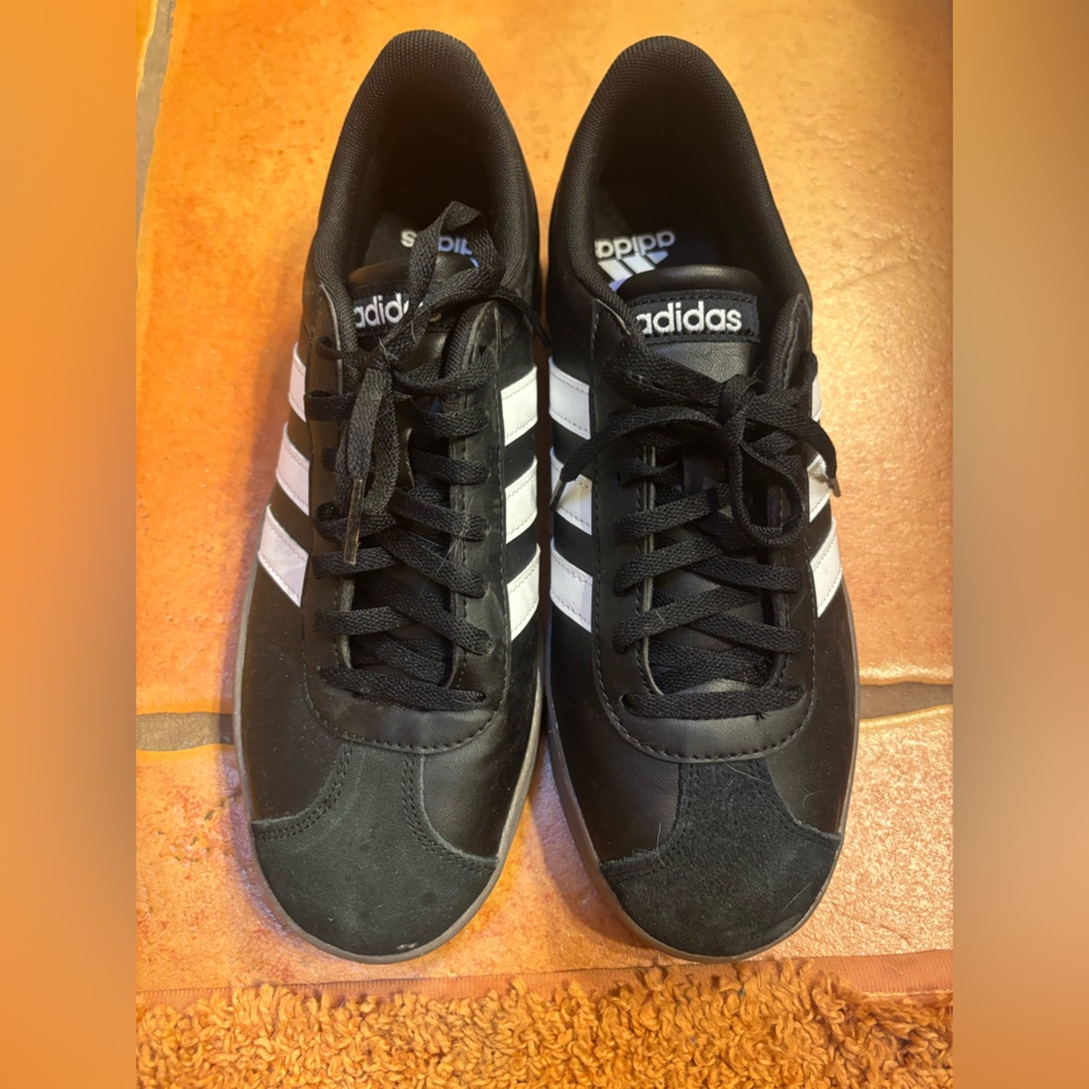 Adidas Black and White Sneakers Classic Design